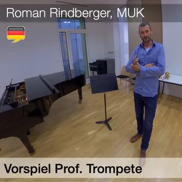 Vorspiel bei Roman Rindberger, Trompete, MUK